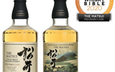 Matsui Single Malt Whisky Mizunara Cask received the award the Single Malt of the Year in the Japanese Whisky Category in Whisky Bible