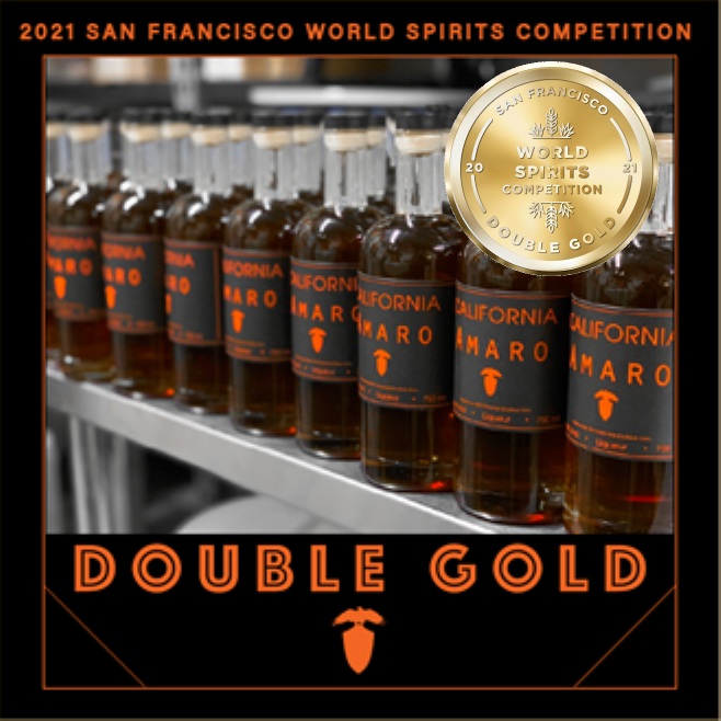 San Francisco-based “California Amaro” wins Double Gold at the prestigious San Francisco World Spirits Competition